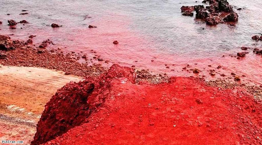 red sand of Hormuz Island
